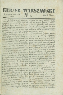 Kurjer Warszawski. 1834, № 4 (4 stycznia)