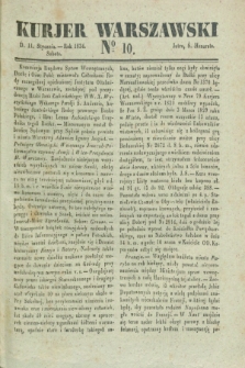 Kurjer Warszawski. 1834, № 10 (11 stycznia)