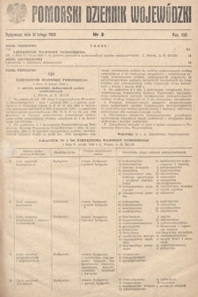 Pomorski Dziennik Wojewódzki. 1950, nr 5