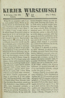 Kurjer Warszawski. 1834, № 52 (23 lutego)