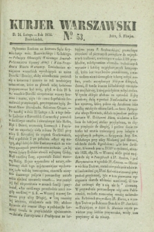 Kurjer Warszawski. 1834, № 53 (24 lutego)