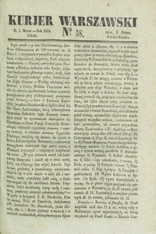 Kurjer Warszawski. 1834, № 58 (1 marca)