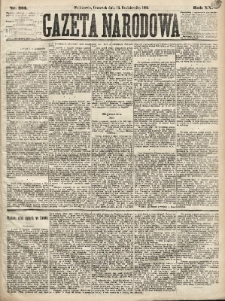 Gazeta Narodowa. 1881, nr 233