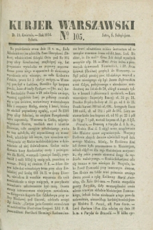 Kurjer Warszawski. 1834, № 105 (19 kwietnia)