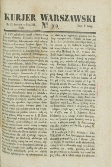 Kurjer Warszawski. 1834, № 109 (23 kwietnia)