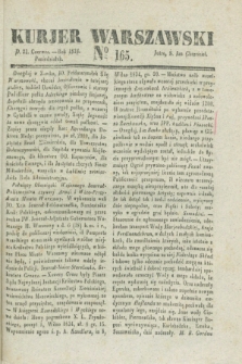 Kurjer Warszawski. 1834, № 165 (23 czerwca)