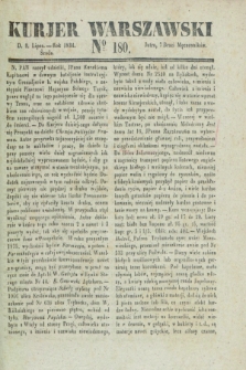 Kurjer Warszawski. 1834, № 180 (9 lipca)