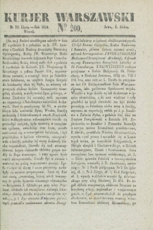 Kurjer Warszawski. 1834, № 200 (29 lipca)