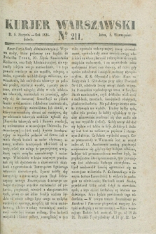 Kurjer Warszawski. 1834, № 211 (9 sierpnia)
