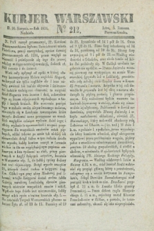 Kurjer Warszawski. 1834, № 212 (10 sierpnia)