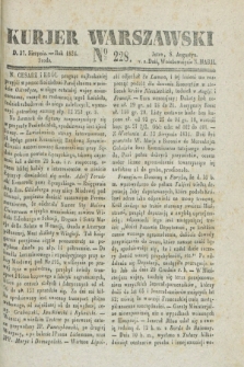 Kurjer Warszawski. 1834, № 228 (27 sierpnia)