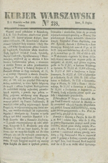Kurjer Warszawski. 1834, № 238 (6 września)