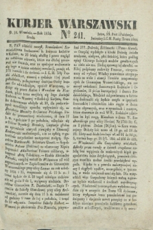 Kurjer Warszawski. 1834, № 241 (10 września)