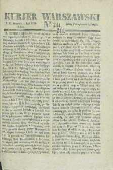 Kurjer Warszawski. 1834, № 244 (13 września)