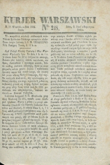 Kurjer Warszawski. 1834, № 248 (17 września)