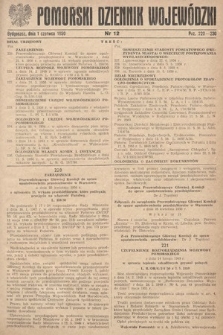 Pomorski Dziennik Wojewódzki. 1950, nr 12