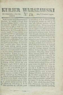 Kurjer Warszawski. 1834, № 270 (9 października)