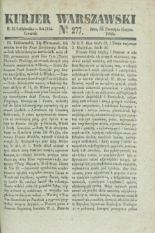 Kurjer Warszawski. 1834, № 277 (16 października)