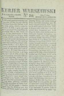 Kurjer Warszawski. 1834, № 280 (19 października)