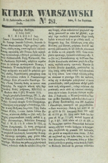 Kurjer Warszawski. 1834, № 283 (22 października)