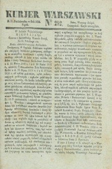 Kurjer Warszawski. 1834, № 292 (31 października)
