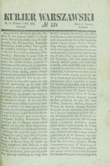 Kurjer Warszawski. 1834, № 338 (18 grudnia)