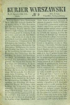 Kurjer Warszawski. 1835, № 9 (10 stycznia)