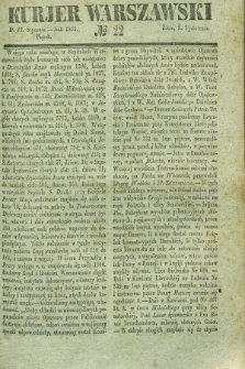 Kurjer Warszawski. 1835, № 22 (23 stycznia)
