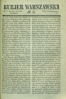 Kurjer Warszawski. 1835, № 25 (26 stycznia)
