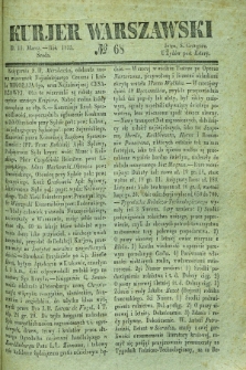 Kurjer Warszawski. 1835, № 68 (11 marca)