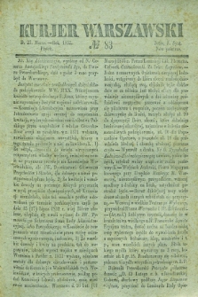 Kurjer Warszawski. 1835, № 83 (27 marca)