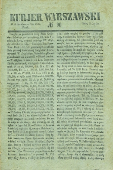 Kurjer Warszawski. 1835, № 90 (3 kwietnia)