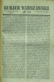 Kurjer Warszawski. 1835, № 129 (15 maja)