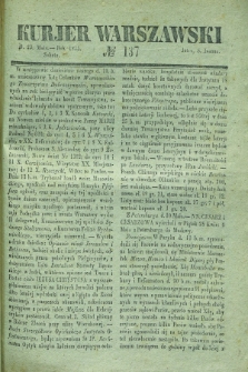 Kurjer Warszawski. 1835, № 137 (23 maja)