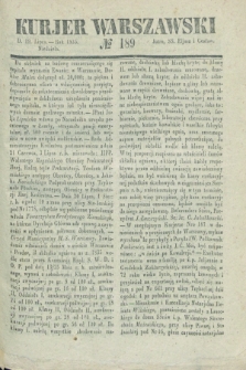 Kurjer Warszawski. 1835, № 189 (19 lipca)