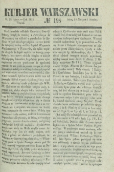 Kurjer Warszawski. 1835, № 198 (28 lipca)