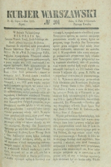 Kurjer Warszawski. 1835, № 201 (31 lipca)