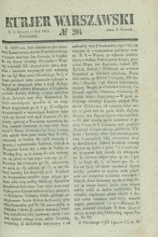 Kurjer Warszawski. 1835, № 204 (3 sierpnia)