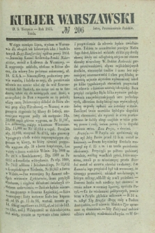 Kurjer Warszawski. 1835, № 206 (5 sierpnia)