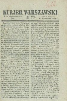 Kurjer Warszawski. 1835, № 226 (26 sierpnia)