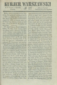 Kurjer Warszawski. 1835, № 227 (27 sierpnia)