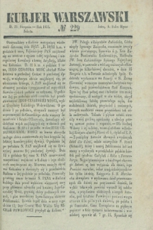 Kurjer Warszawski. 1835, № 229 (29 sierpnia)
