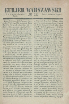 Kurjer Warszawski. 1835, № 232 (1 września)