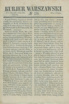 Kurjer Warszawski. 1835, № 234 (3 września)