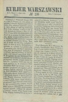 Kurjer Warszawski. 1835, № 236 (5 września)