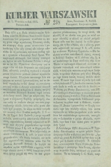 Kurjer Warszawski. 1835, № 238 (7 września)