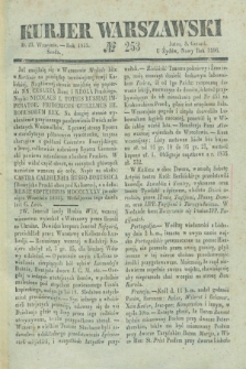 Kurjer Warszawski. 1835, № 253 (23 września)