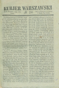 Kurjer Warszawski. 1835, № 256 (26 września)
