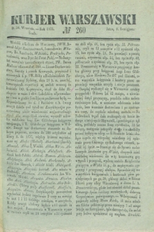 Kurjer Warszawski. 1835, № 260 (30 września)
