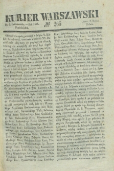 Kurjer Warszawski. 1835, № 265 (5 października)